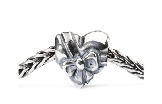 Charm Trollbeads in Argento FIOCCO D AMORE - FIOCCO D AMORE